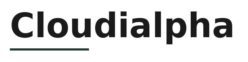 Cloudialpha logo